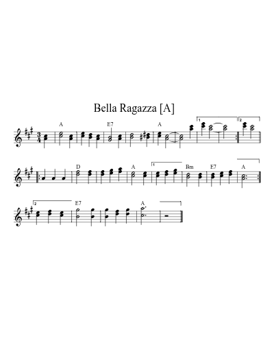 Bella Ragazza   [A] (Version 3)