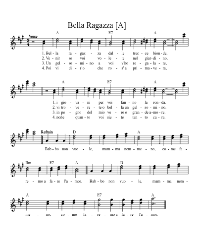 Bella Ragazza   [A] (Version 5)