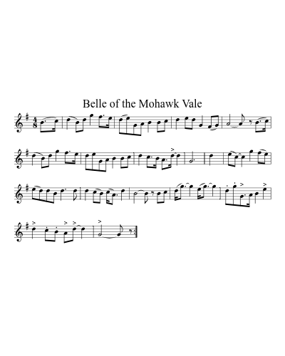 Belle of the Mohawk Vale