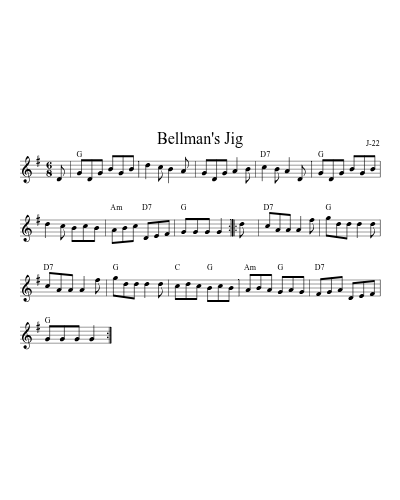 Bellman's Jig (Version 14)