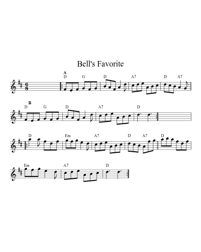 Bell's Favorite (Version 5)