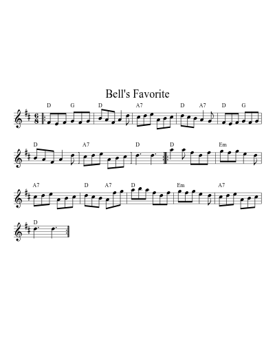 Bell's Favorite (Version 7)