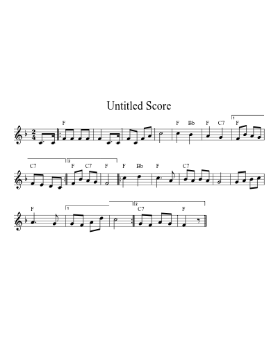 Bens Wedding Set C3 sheet music preview