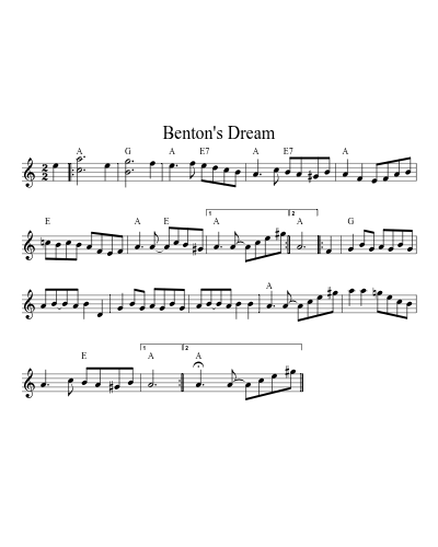Benton's Dream (Version 2)