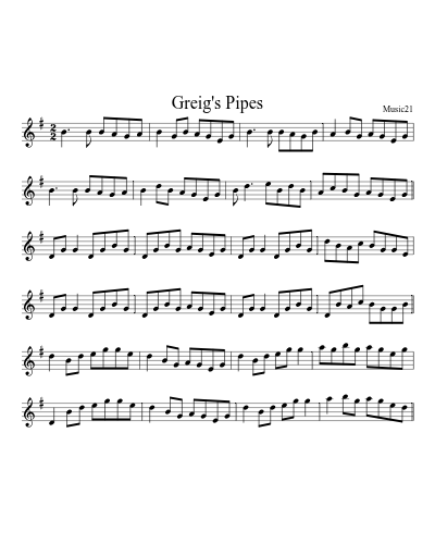 Greig's Pipes preview