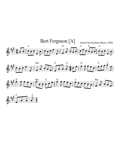 Bert Ferguson    [A]