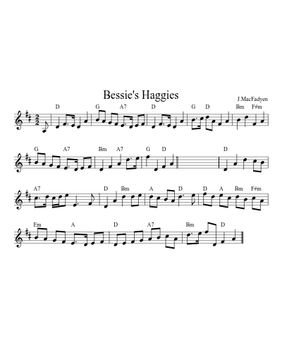 Bessie's Haggies (Version 2)