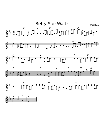 Betty Sue Waltz (Version 2)