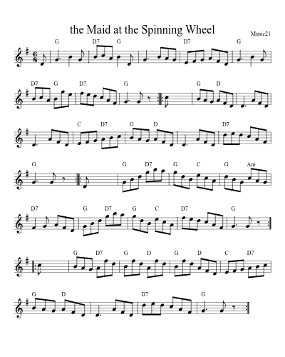 the Maid at the Spinning Wheel preview