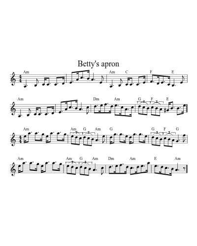 Betty's apron (Version 2) preview