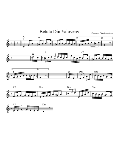 Betuta Din Yaloveny preview