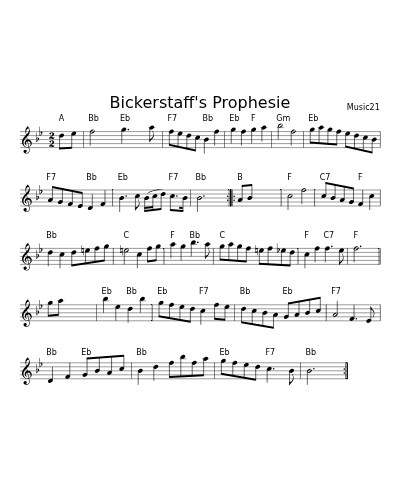 Bickerstaff's Prophesie preview