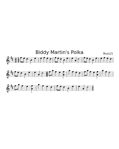 Biddy Martin's Polka