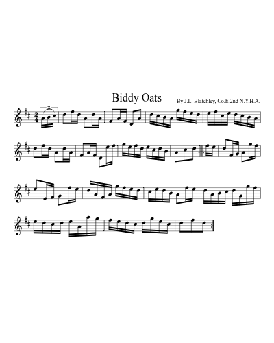 Biddy Oats (Version 2)