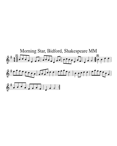 Morning Star, Bidford, Shakespeare MM preview