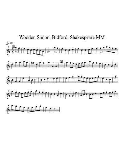 Wooden Shoon, Bidford, Shakespeare MM