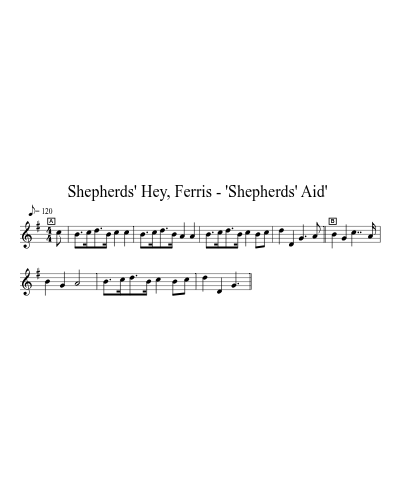Shepherds' Hey,  Ferris - 'Shepherds' Aid'