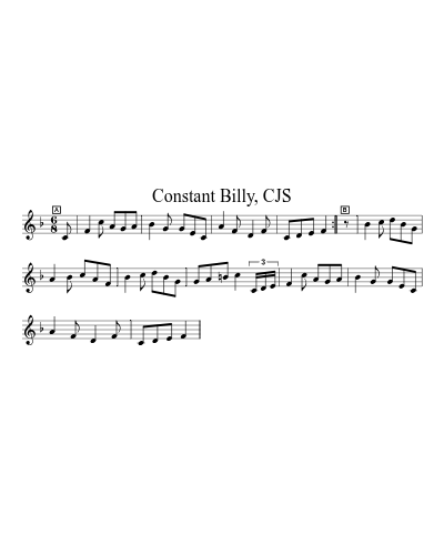 Constant Billy, CJS