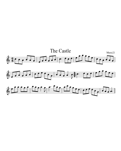 The Castle sheet music preview