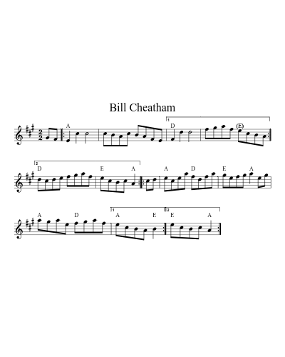 Bill Cheatham (Version 2) preview