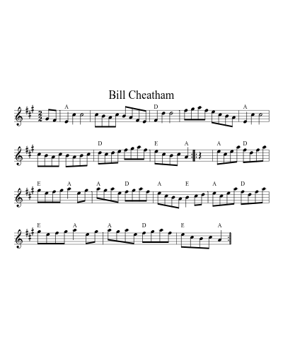 Bill Cheatham (Version 3) preview