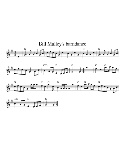 Bill Malley's barndance (Version 2) preview