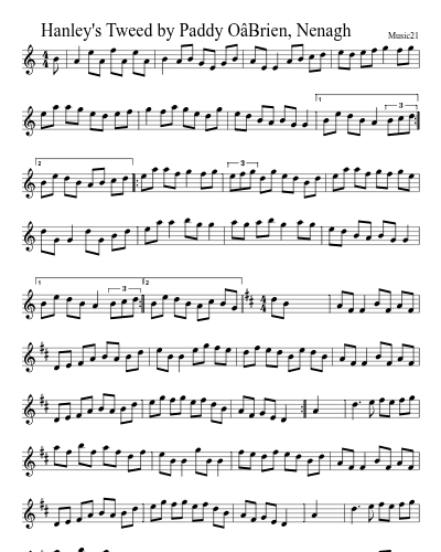 Hanley's Tweed            by Paddy OâBrien, Nenagh
