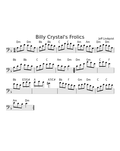 Billy Crystal's Frolics (Version 2)