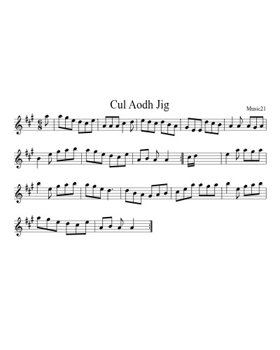 Cul Aodh Jig (Version 2) preview