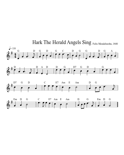 Hark The Herald Angels Sing preview