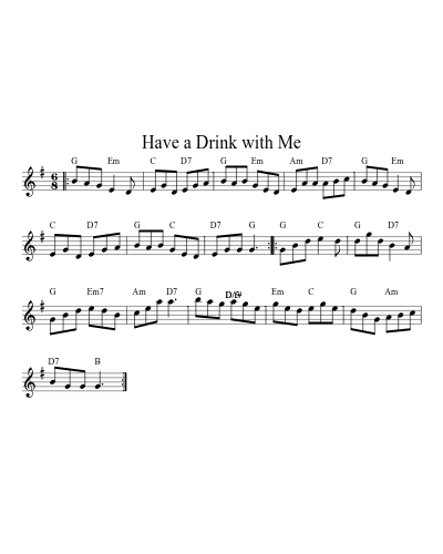 Have a Drink with Me (Version 2)
