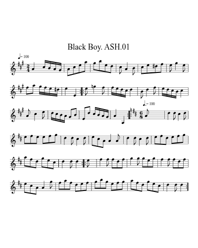 Black Boy. ASH.01 (Version 4) preview