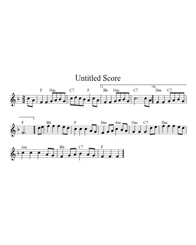 Black Dance F G A 16 2 sheet music preview