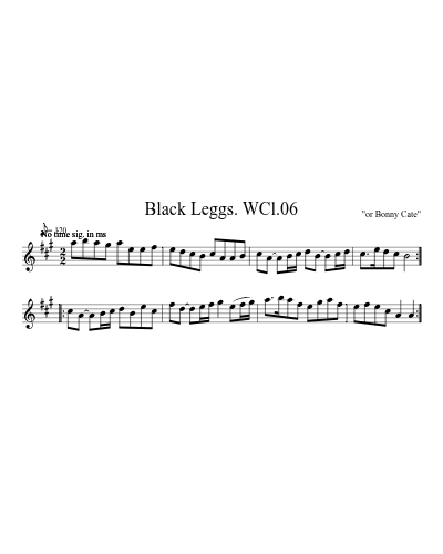 Black Leggs. WCl.06
