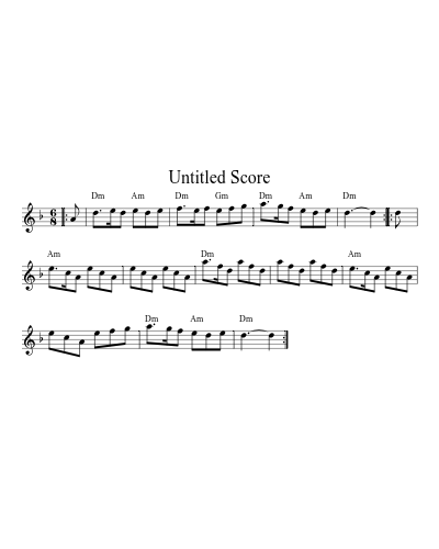 Black Nag Dm Am Em Bm 24 8 sheet music preview