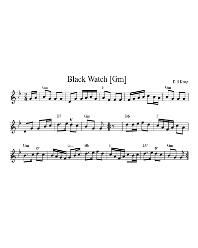 Black Watch   [Gm]