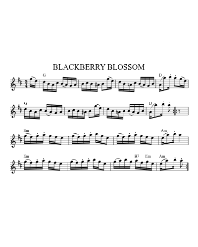 BLACKBERRY BLOSSOM