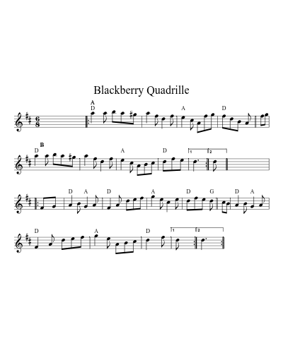 Blackberry Quadrille (Version 6)