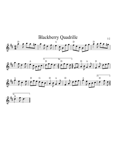 Blackberry Quadrille (Version 10)