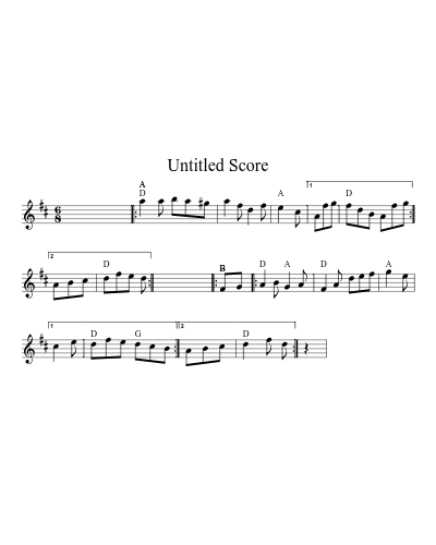 Blackberry Steamboat Muckin Happy set D A D G 32 9 sheet music preview