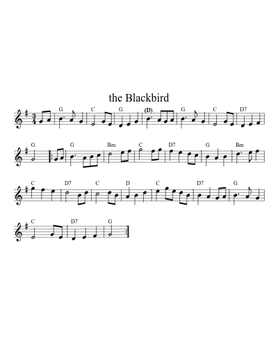 The Blackbird (Version 11)