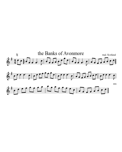 the Banks of Avonmore (Version 3)