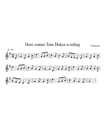 Here comes Tom Dukes a-riding preview