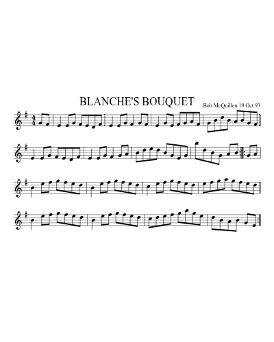 BLANCHE'S BOUQUET (Version 2)