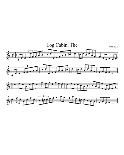Log Cabin, The preview