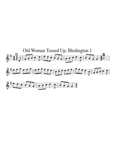 Old Woman Tossed Up, Bledington 1