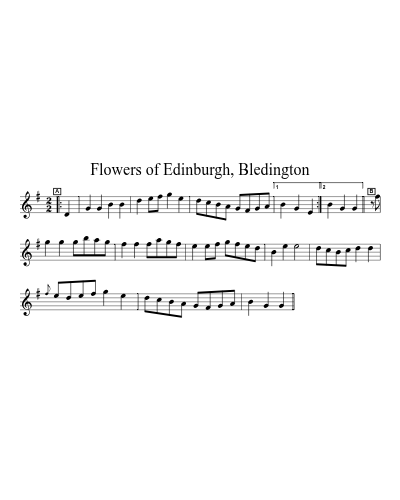 Flowers of Edinburgh, Bledington preview