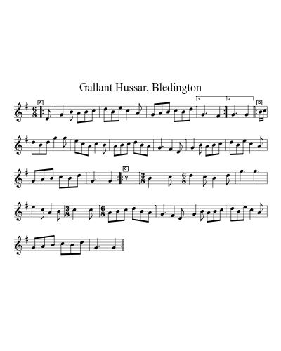 Gallant Hussar, Bledington