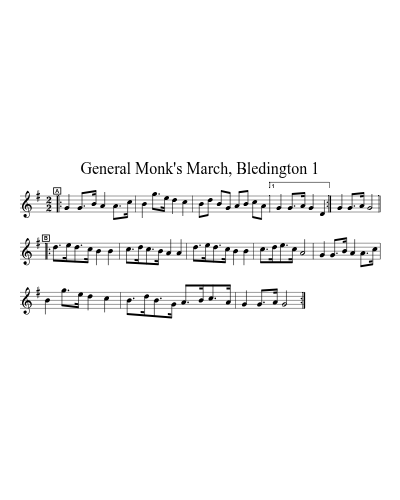 General Monk's March, Bledington 1