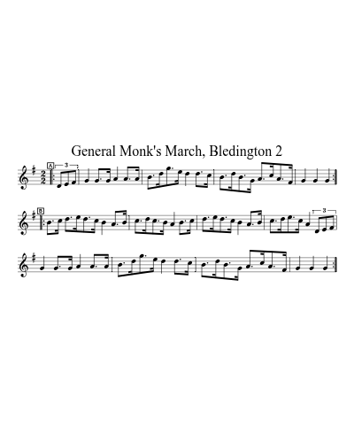 General Monk's March, Bledington 2